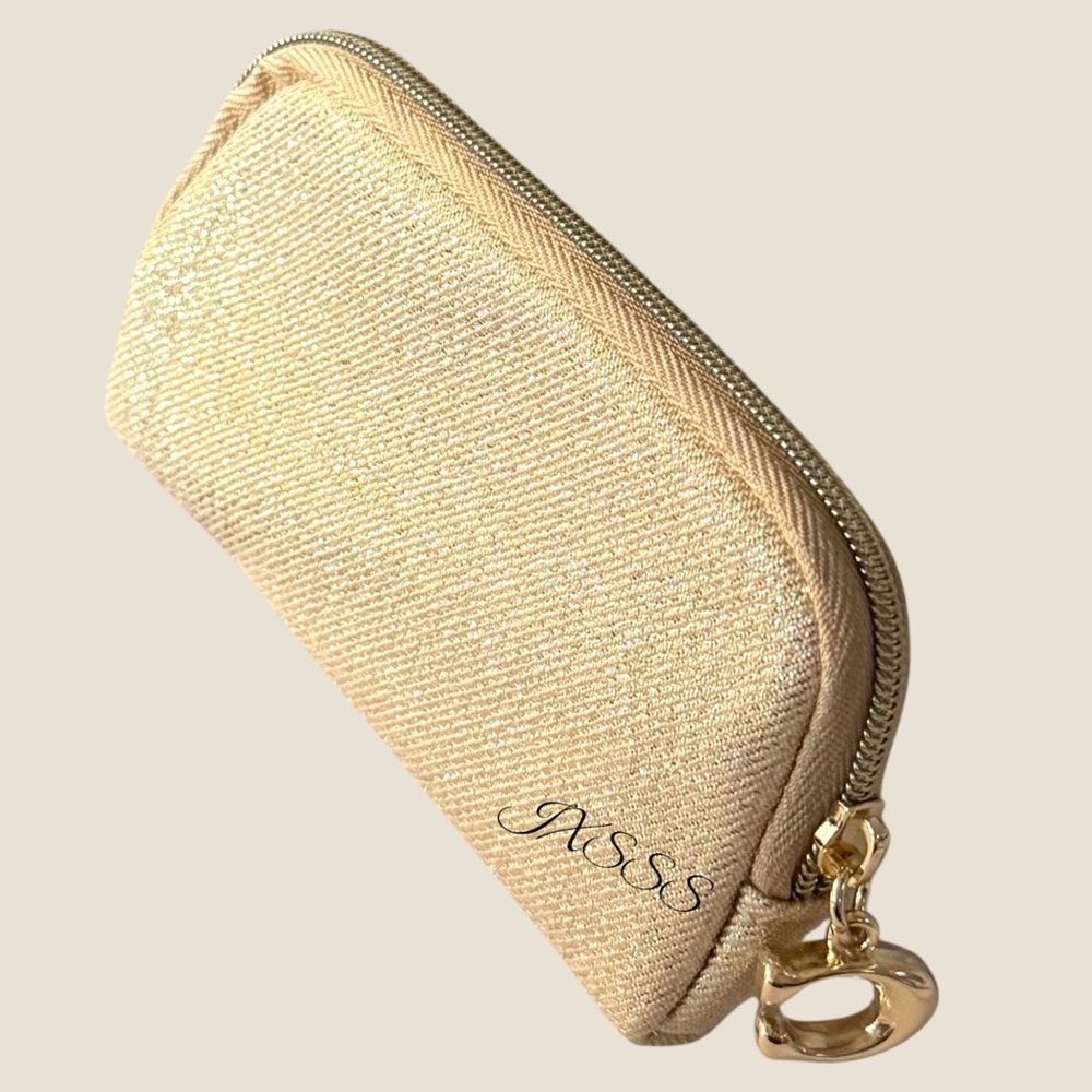 Sparkly Gold-Beige Coach Beauty Mini Coin-Pouch/Fragrance SET - Picture 11 of 15